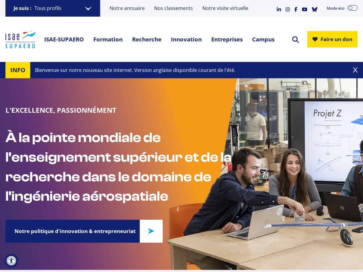 ISAE-SUPAERO (Institut Supérieur de l’Aéronautique et de l’Espace)