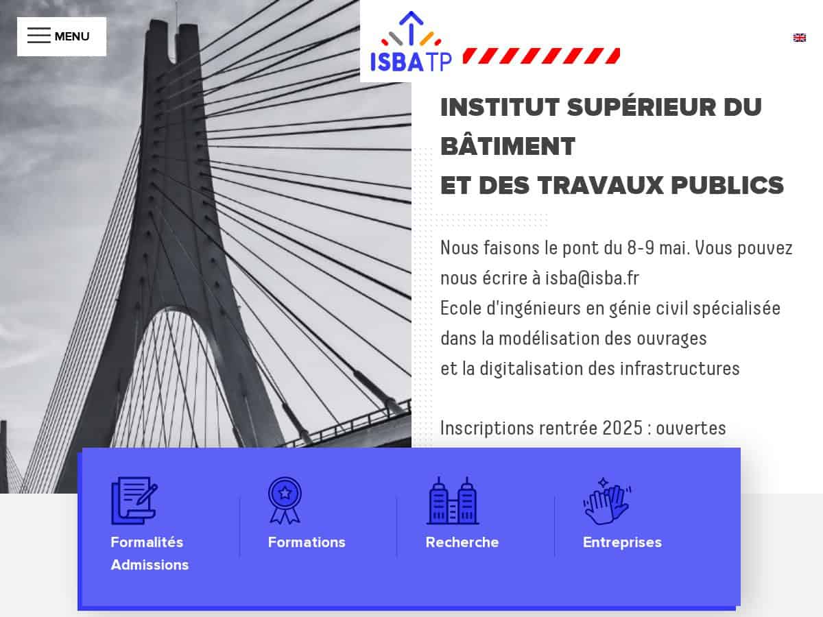ISBA-TP (Institut Supérieur du Bâtiment et des Travaux Publics Marseille)