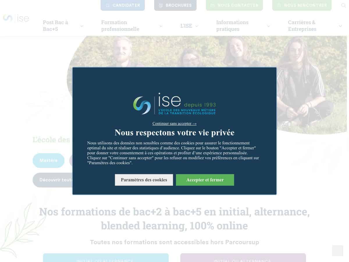 ISE (Institut Supérieur de l’Environnement Paris)