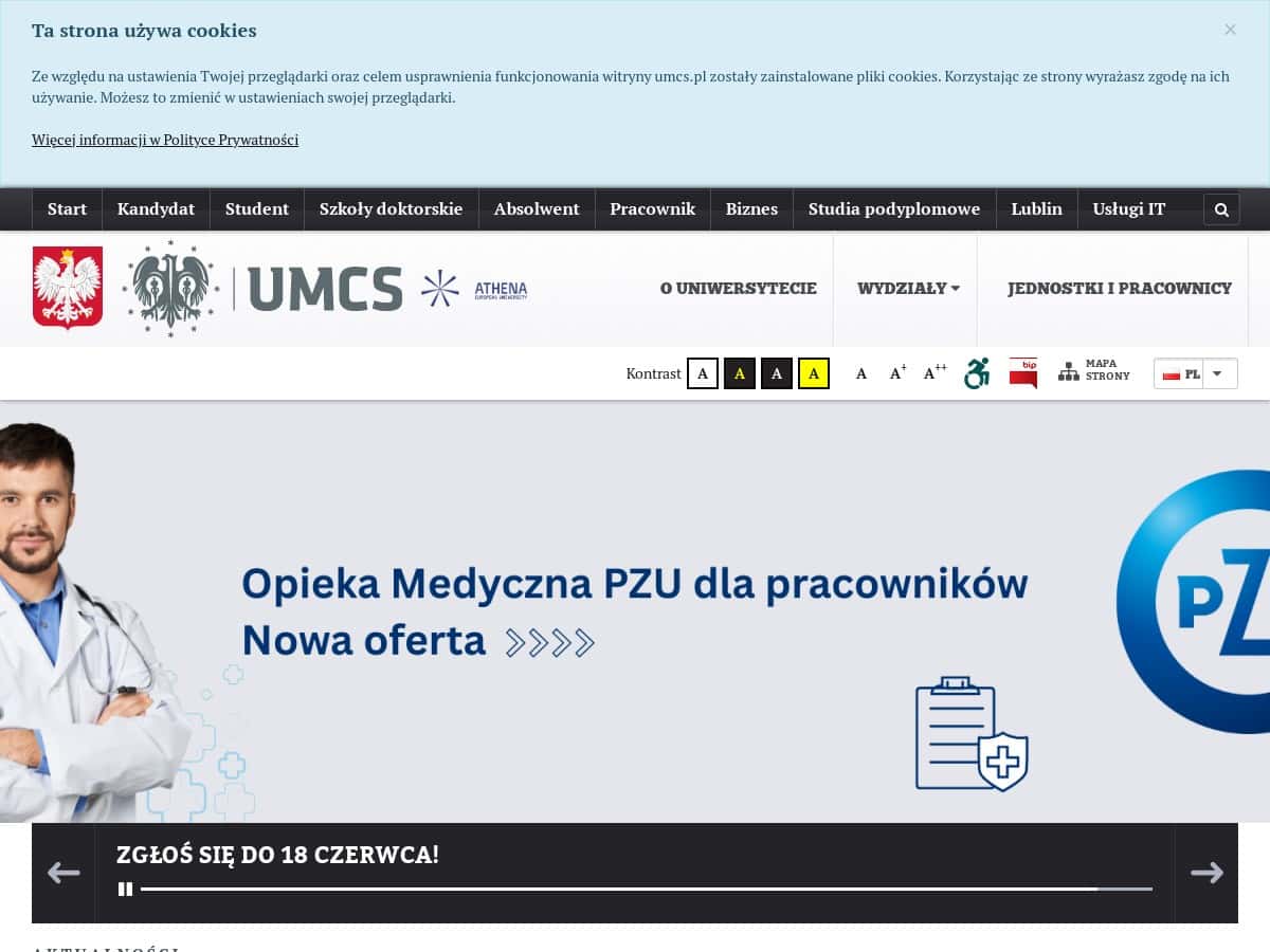 Université Maria Curie-Skłodowska de Lublin (UMCS)