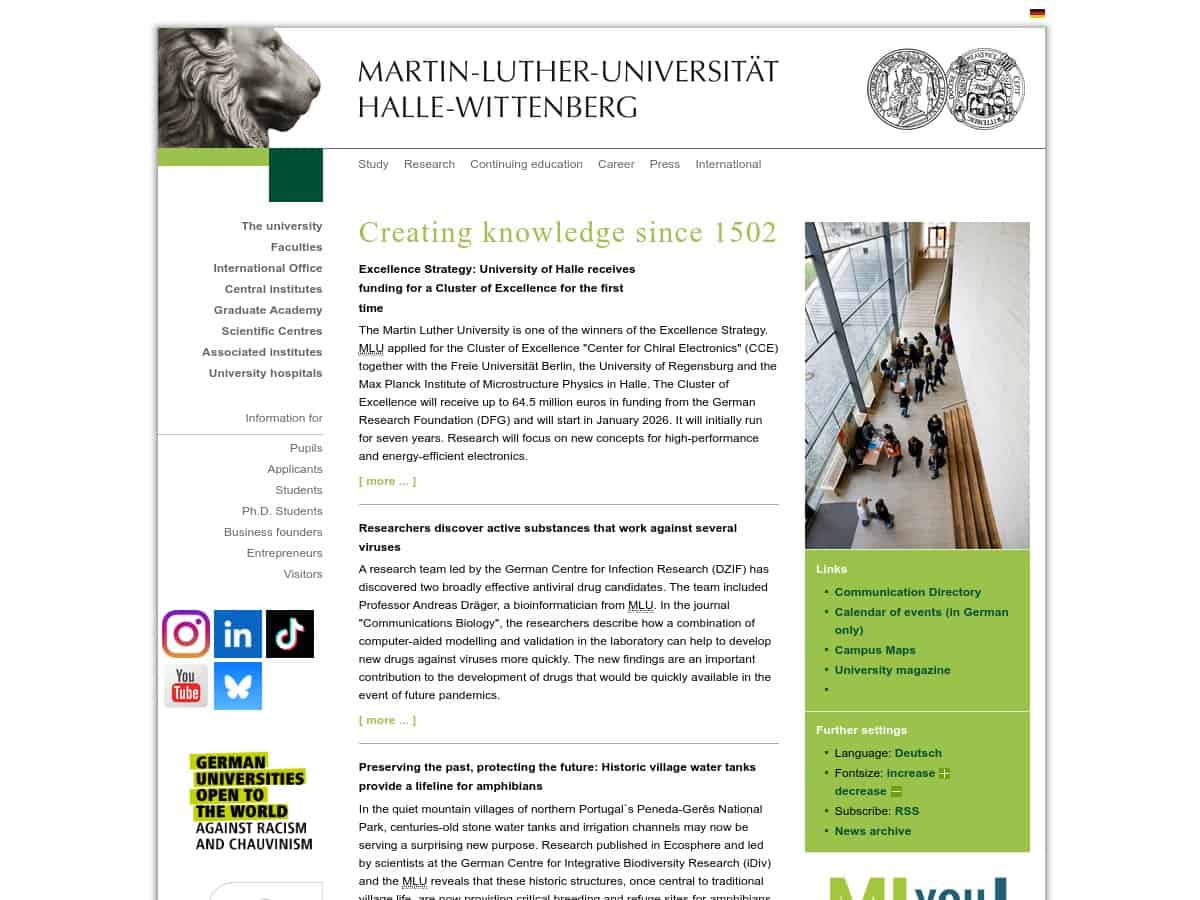 Martin-Luther-Universität Halle-Wittenberg (MLU)