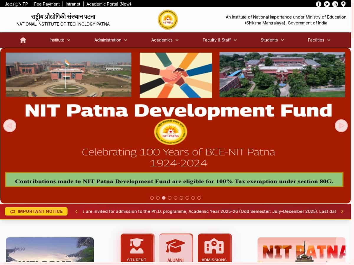 National Institute of Technology Patna (NITP)