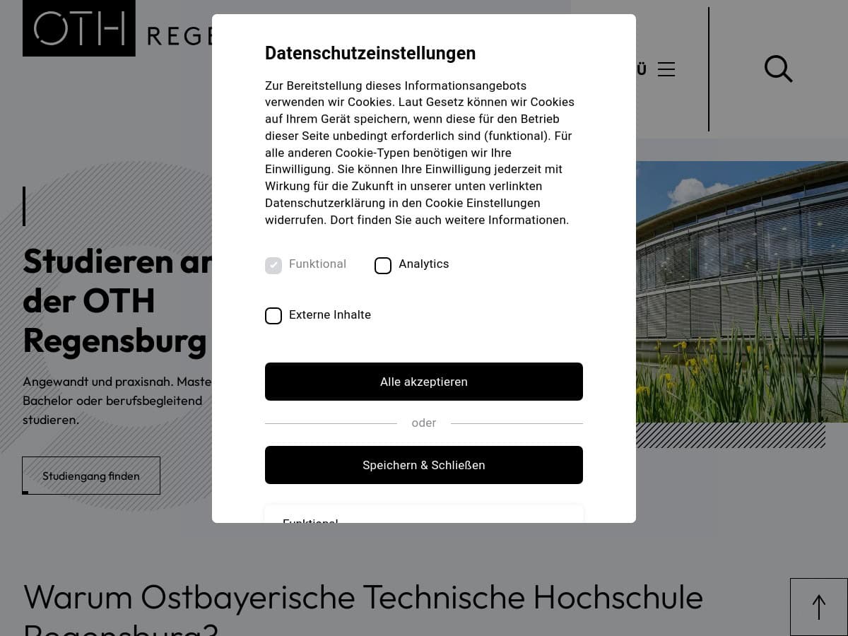 Ostbayerische Technische Hochschule Regensburg (OTH Regensburg)