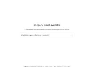 جامعة بينزا الحكومية (PSU)