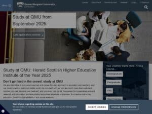 クイーン・マーガレット大学（QMU）、エジンバラ