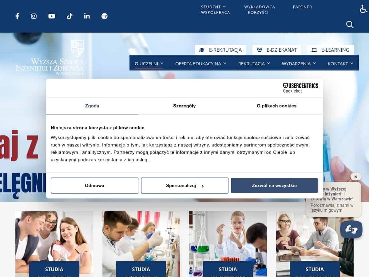 Escola de Engenharia e Saúde de Varsóvia (WSIiZ Varsóvia)