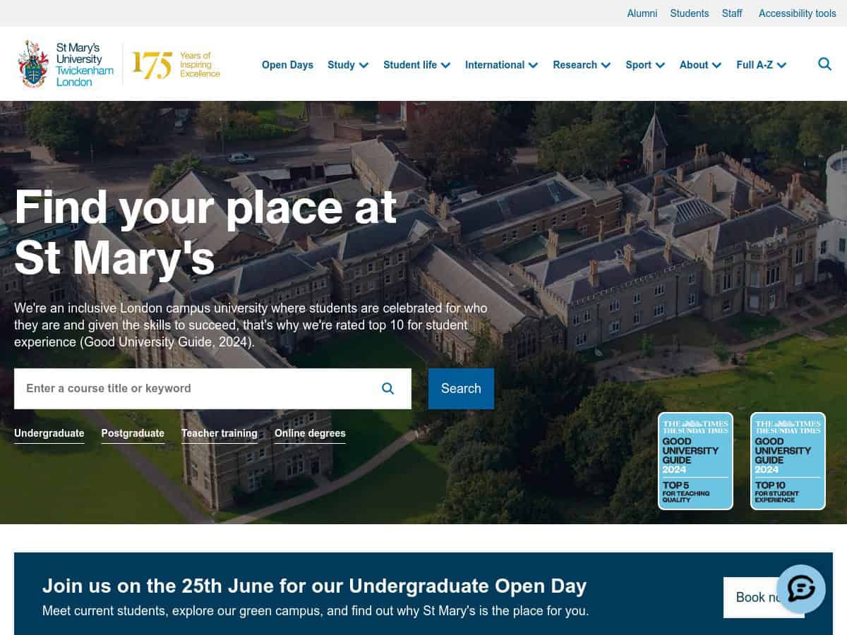 St Mary’s University, Twickenham