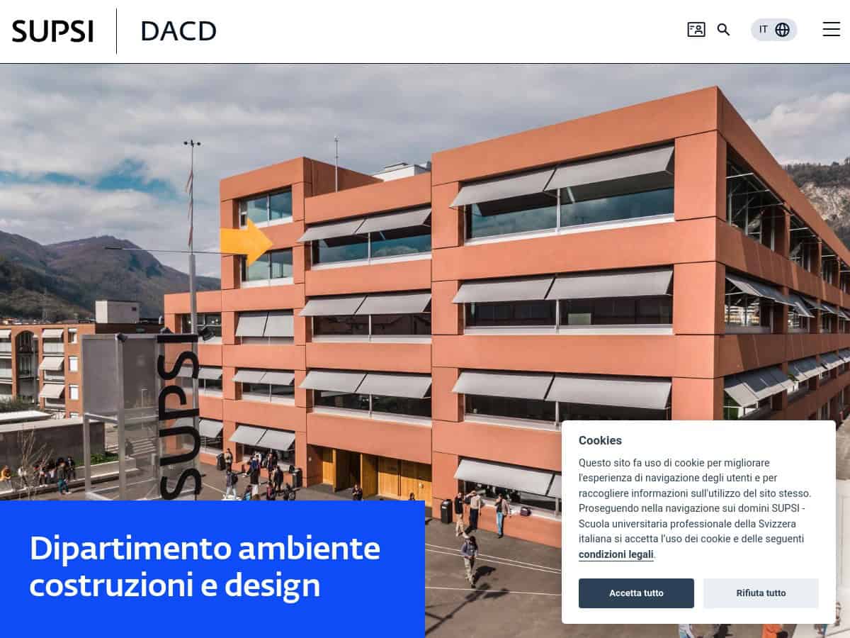 SUPSI Dipartimento ambiente costruzioni e design (DACD)