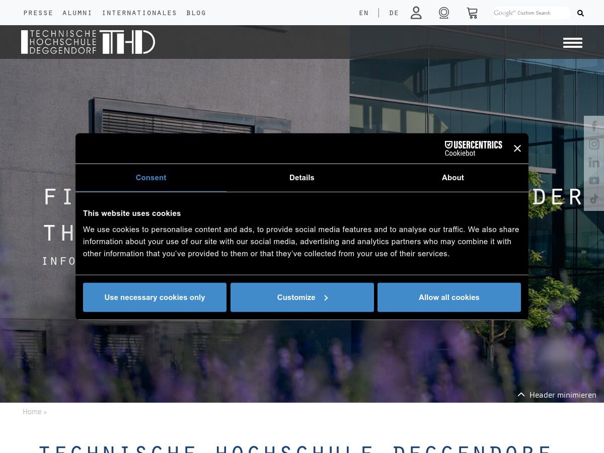 デゲンドルフ工科大学 (THD)