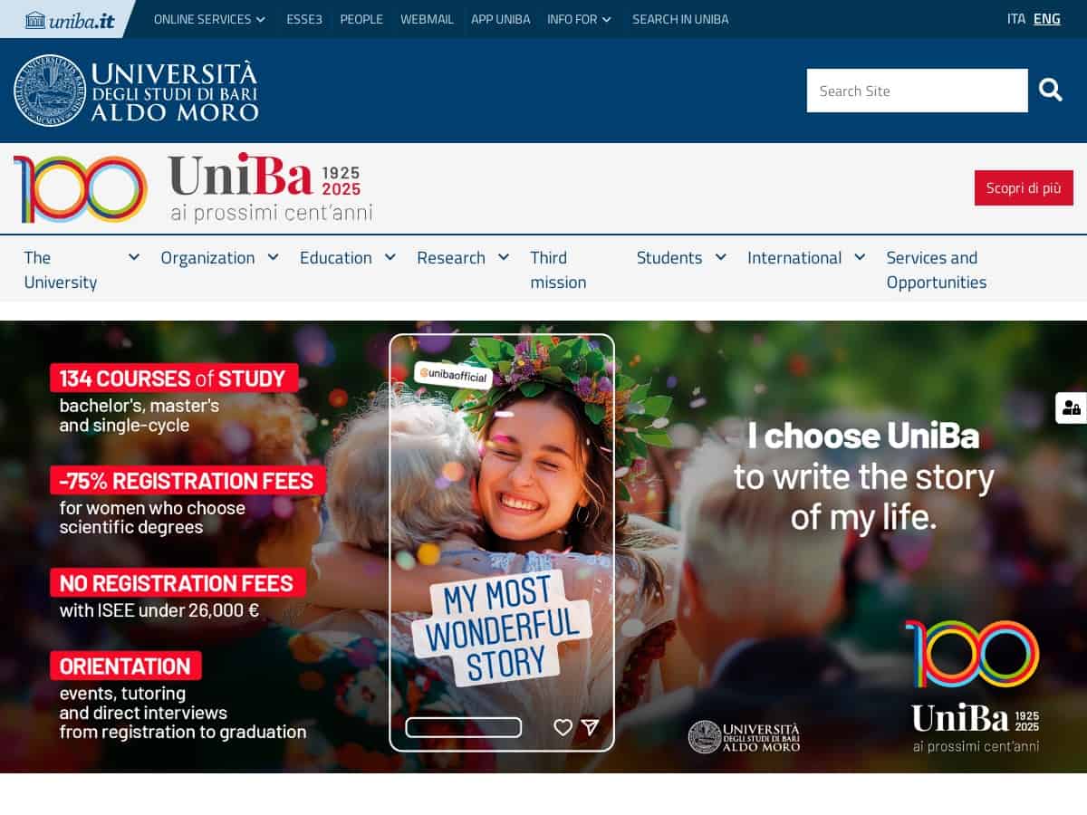 جامعة باري ألدو مورو للدراسات (UniBa)