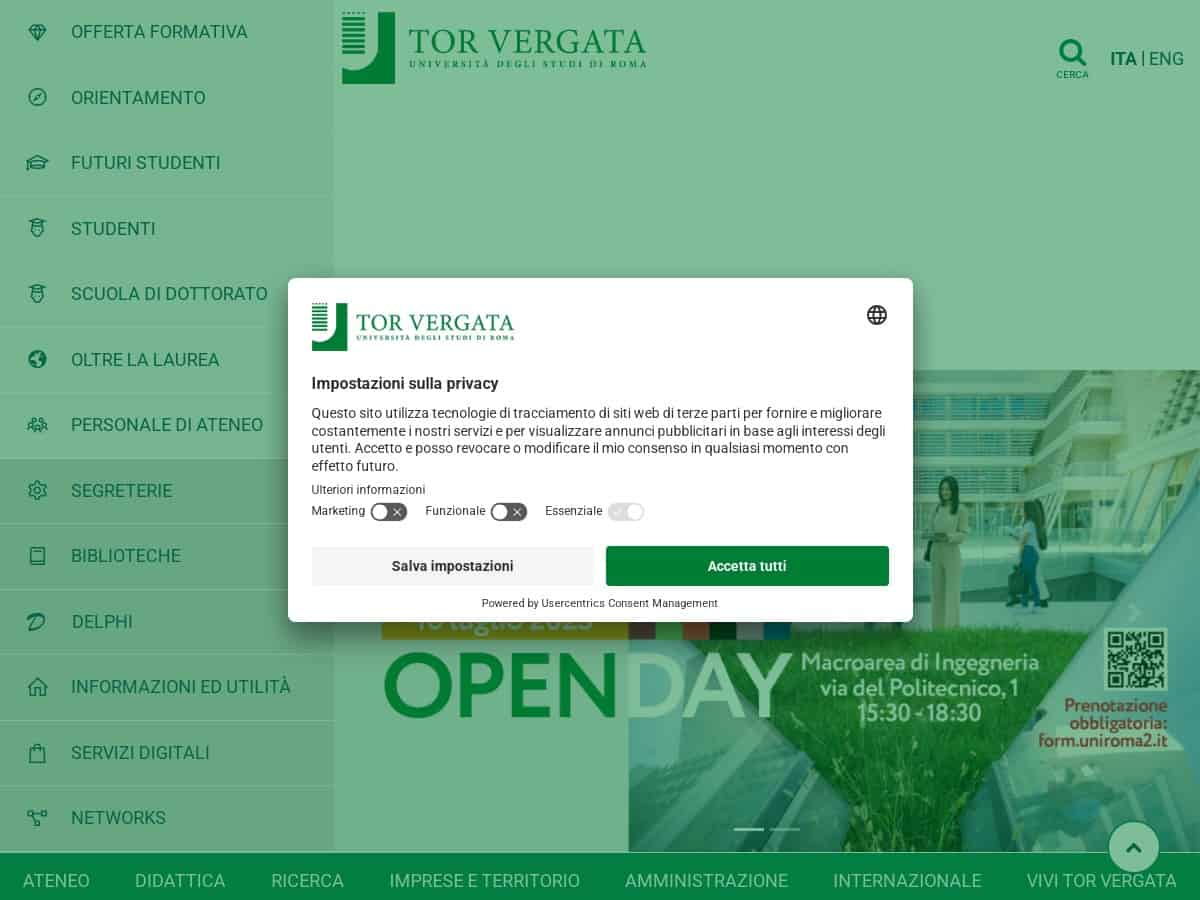 Università degli Studi di Roma “Tor Vergata” (UniRoma2)