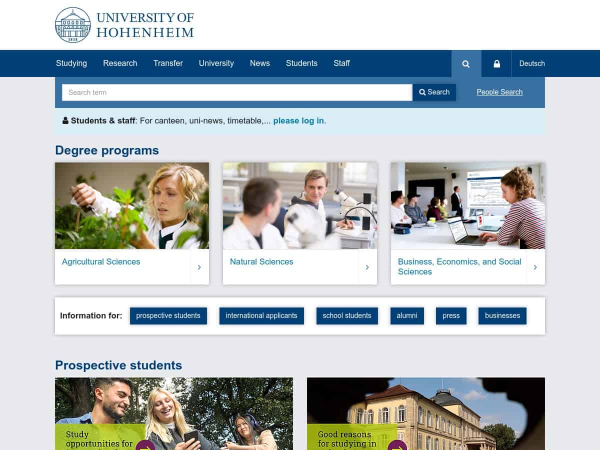 Universität Hohenheim