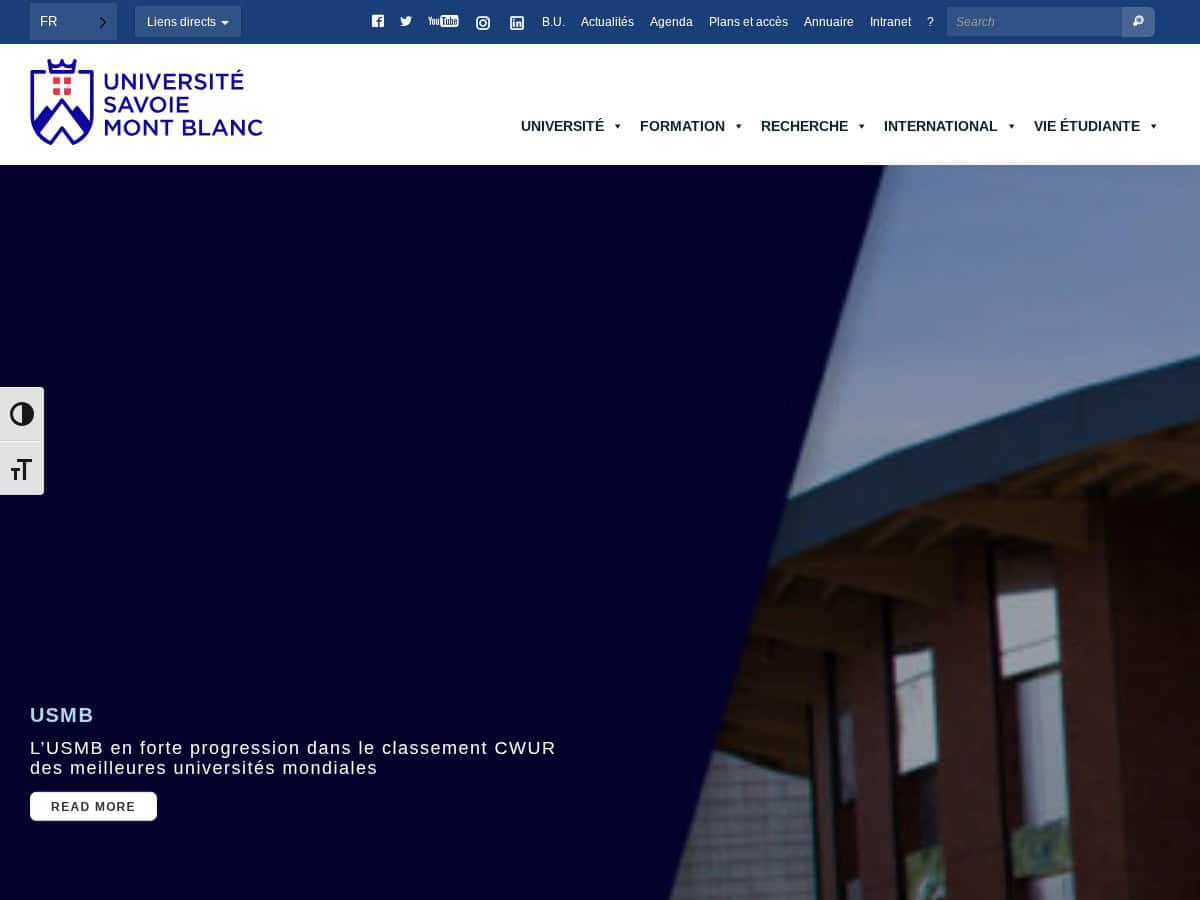 Université Savoie Mont Blanc (USMB)