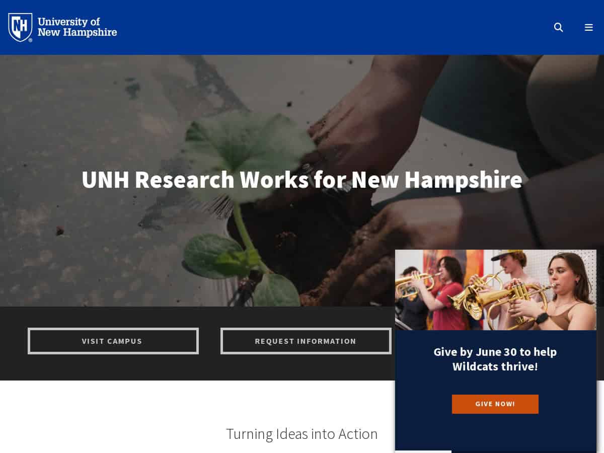 جامعة نيو هامبشاير (UNH)