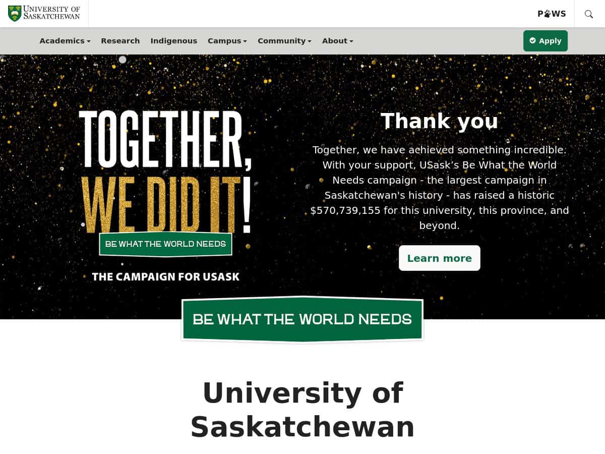 University of Saskatchewan (USask)