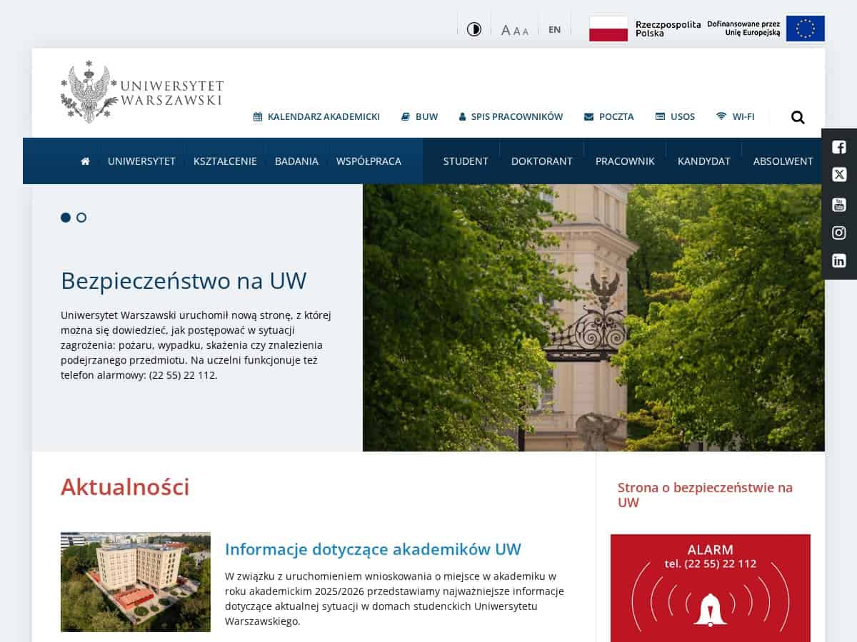 Università di Varsavia (UW)