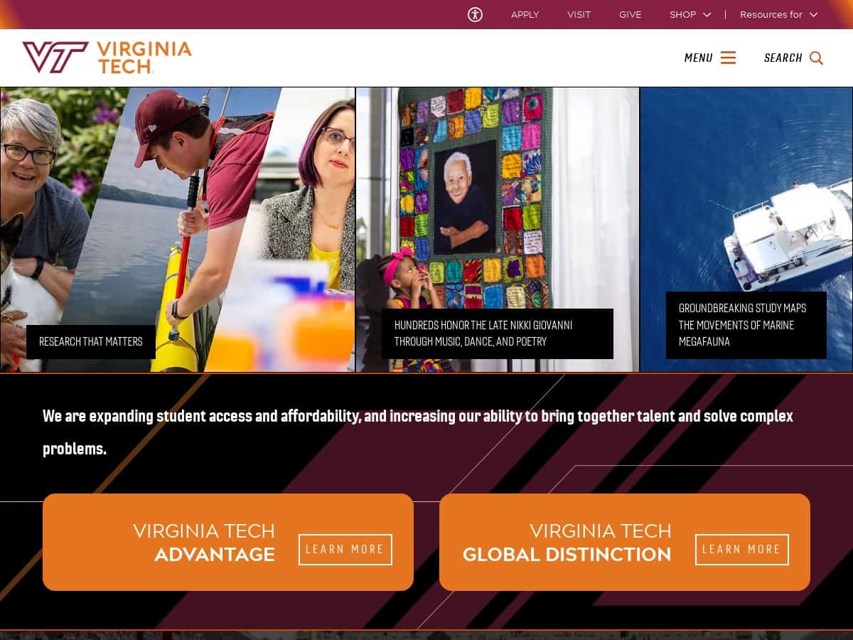 Instituto Politécnico y Universidad Estatal de Virginia (Virginia Tech) (VT)