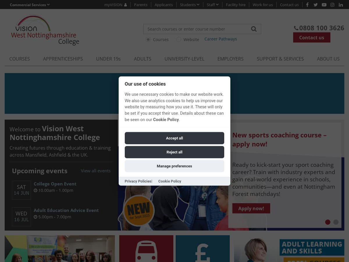West Nottinghamshire College (WNC)