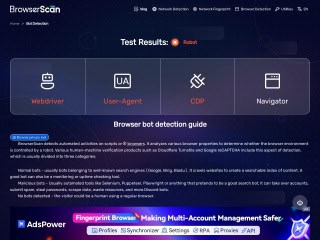 https://www.browserscan.net/bot-detection