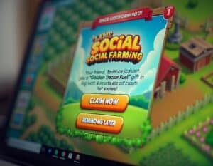 Social farming game