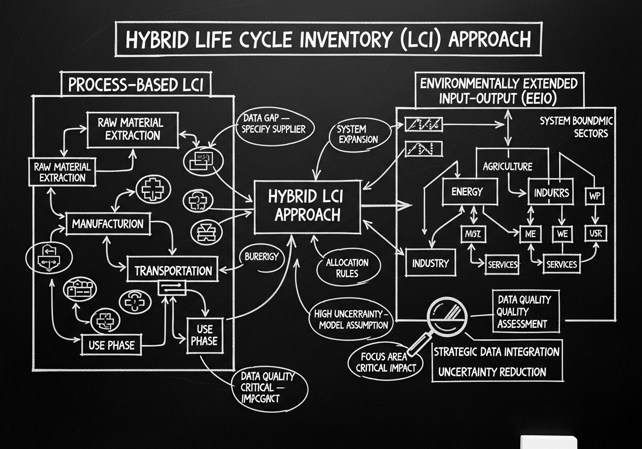 Hybrid lci approach