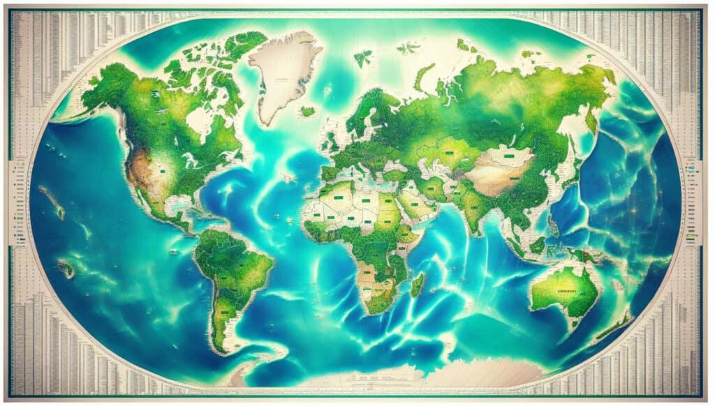 World map integrating patent pct recognition for 157 countries World map integrating patent pct recognition for 157 countries