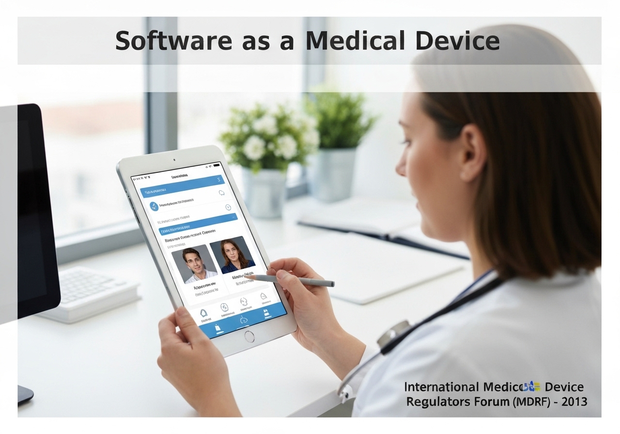 Healthcare professional using diagnostic software for skin cancer detection.