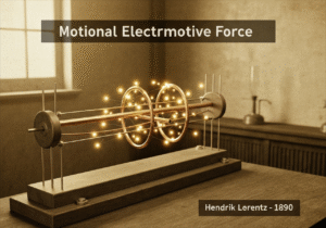 Homopolar generator demonstrating motional electromotive force in electricity and magnetism.