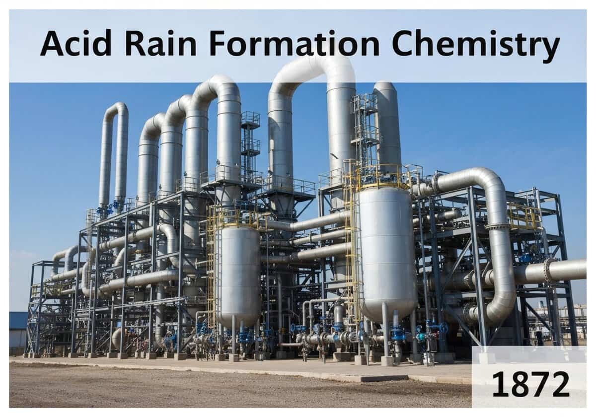 Flue-gas desulfurization system in atmospheric chemistry applications.