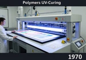 Machine à polymériser les encres par UV dans un laboratoire, application à la chimie des polymères.