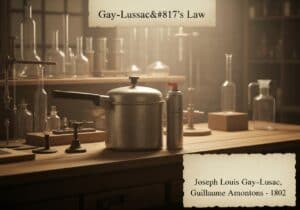 Pressure cooker and aerosol can illustrating Gay-Lussac's Law in thermodynamics.