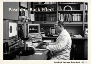 Physicist conducting spectroscopy experiments in a strong magnetic field.