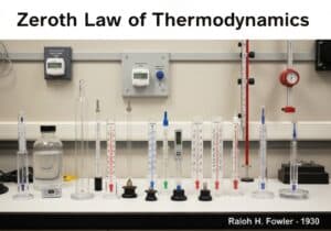 Thermodynamics laboratory with various thermometers and calibration equipment.