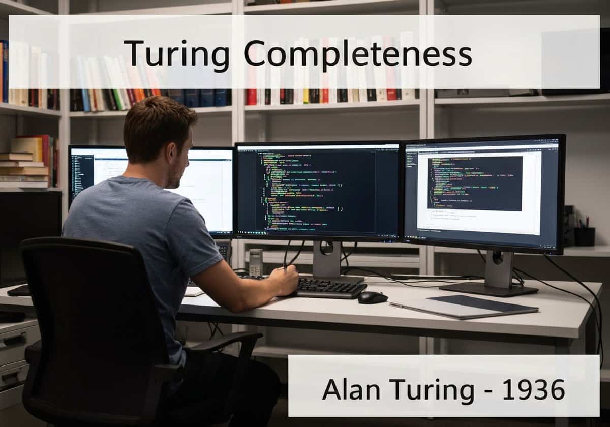 Computer science lab showcasing Turing completeness in programming languages.