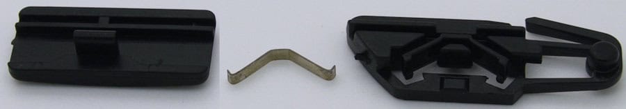 Button dismounted