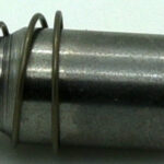 Conical spring detail on actuator