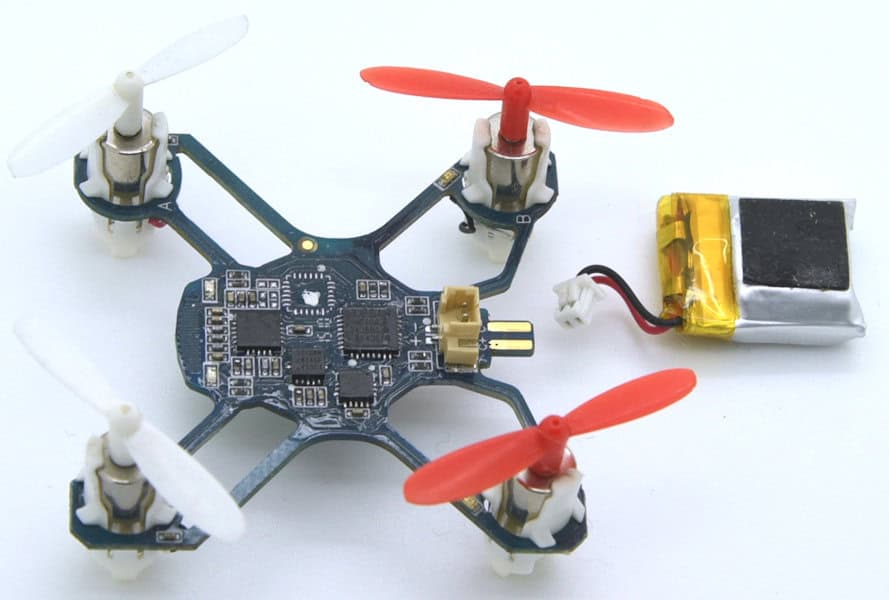 Drone battery removed