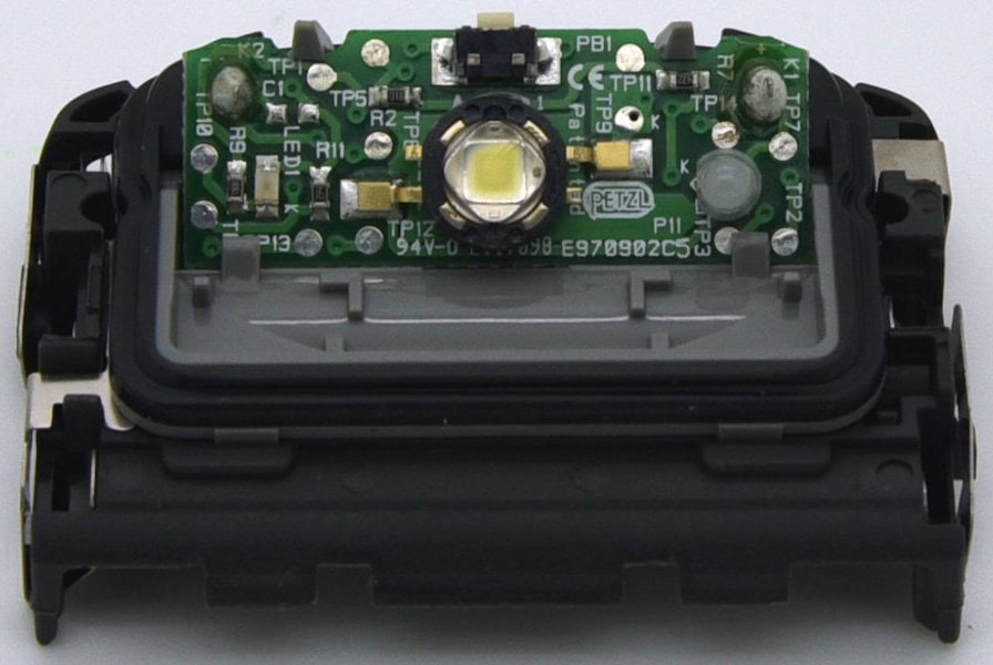 Eletronics mounted front