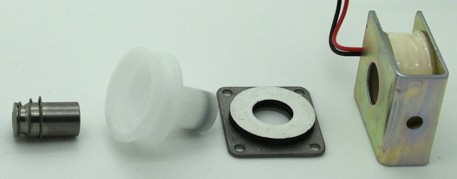 Automatic garden watering valve design review 11 Full pilot valve dismounted
