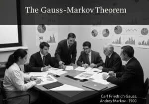 Statistici discutono del teorema di Gauss-Markov in un ambiente professionale.