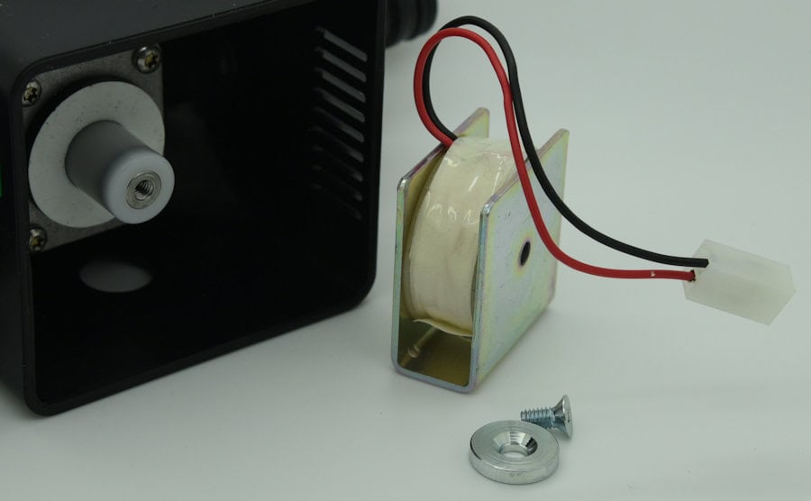 Automatic garden watering valve design review 10 Magnetic coil dismounted