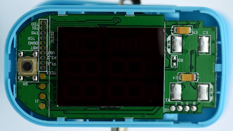 Low cost pulse oximeter %spo2 design review 6 Main pcb lcd side