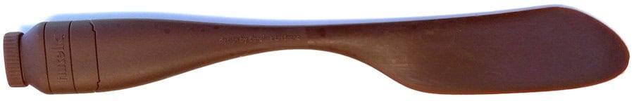 One piece chocolate paste knife