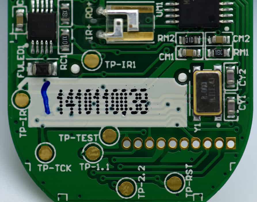 Low cost pulse oximeter %spo2 design review 4 Pcb detail with sn