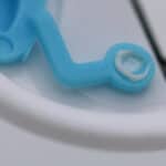Plasting melting. Close up