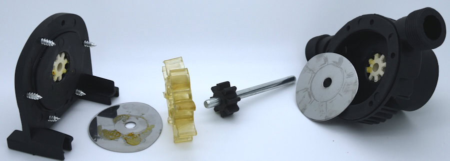 Pump disassembled