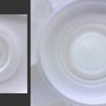 Sauce dispenser nozzle front and back