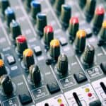 Sound mixer buttons colors