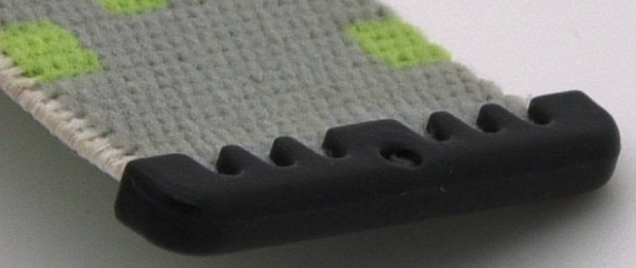Strap end detail