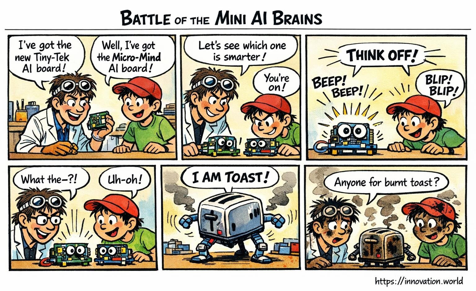 Battle of the Mini AI Brains